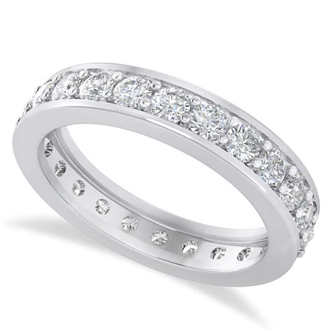 channel set wedding band women